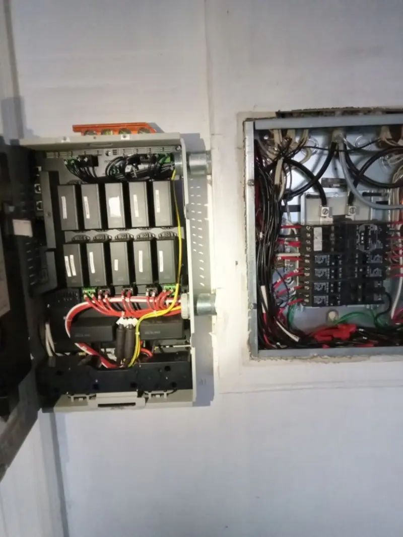 Electrical panel upgrade completed for Electrical Inspection in Foster